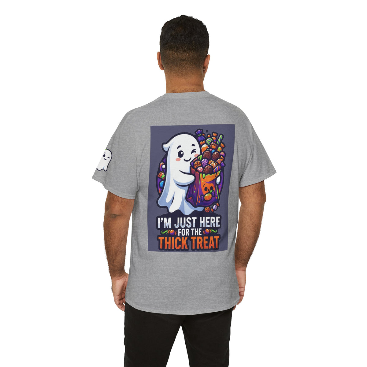Color: Sport Grey | I'm Just Here For The Thick Treat Premium Graphic Tee