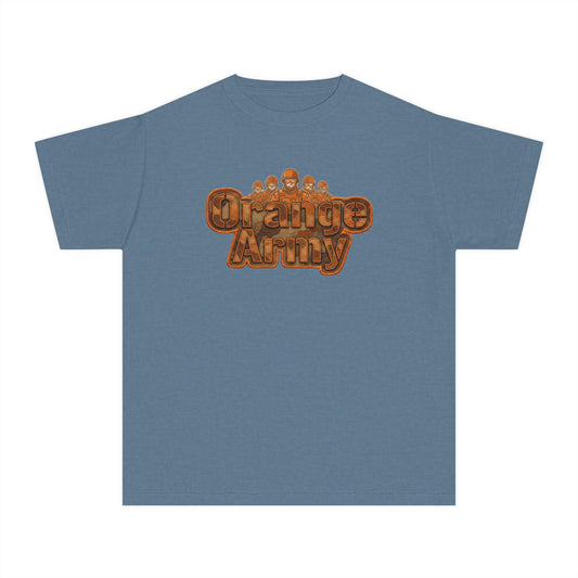 Color: Blue Jean | Orange Army: My Squad, My Colors | Youth Tee — AttitudeShirts