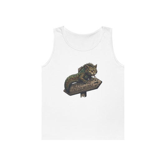 Color: White | Tatzelwurm (Alpine Europe) Tank Top
