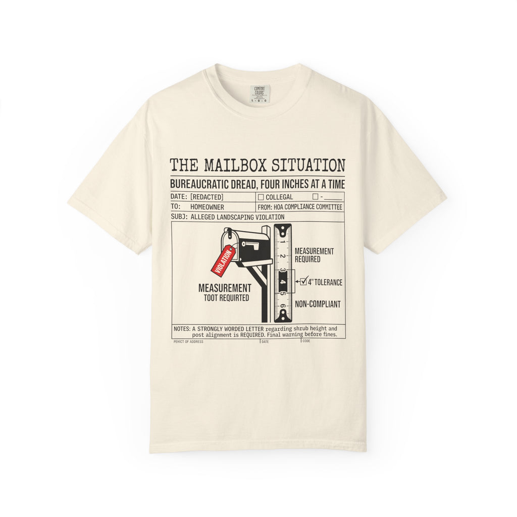 "Mailbox Situation" Unisex Garment-Dyed Tee