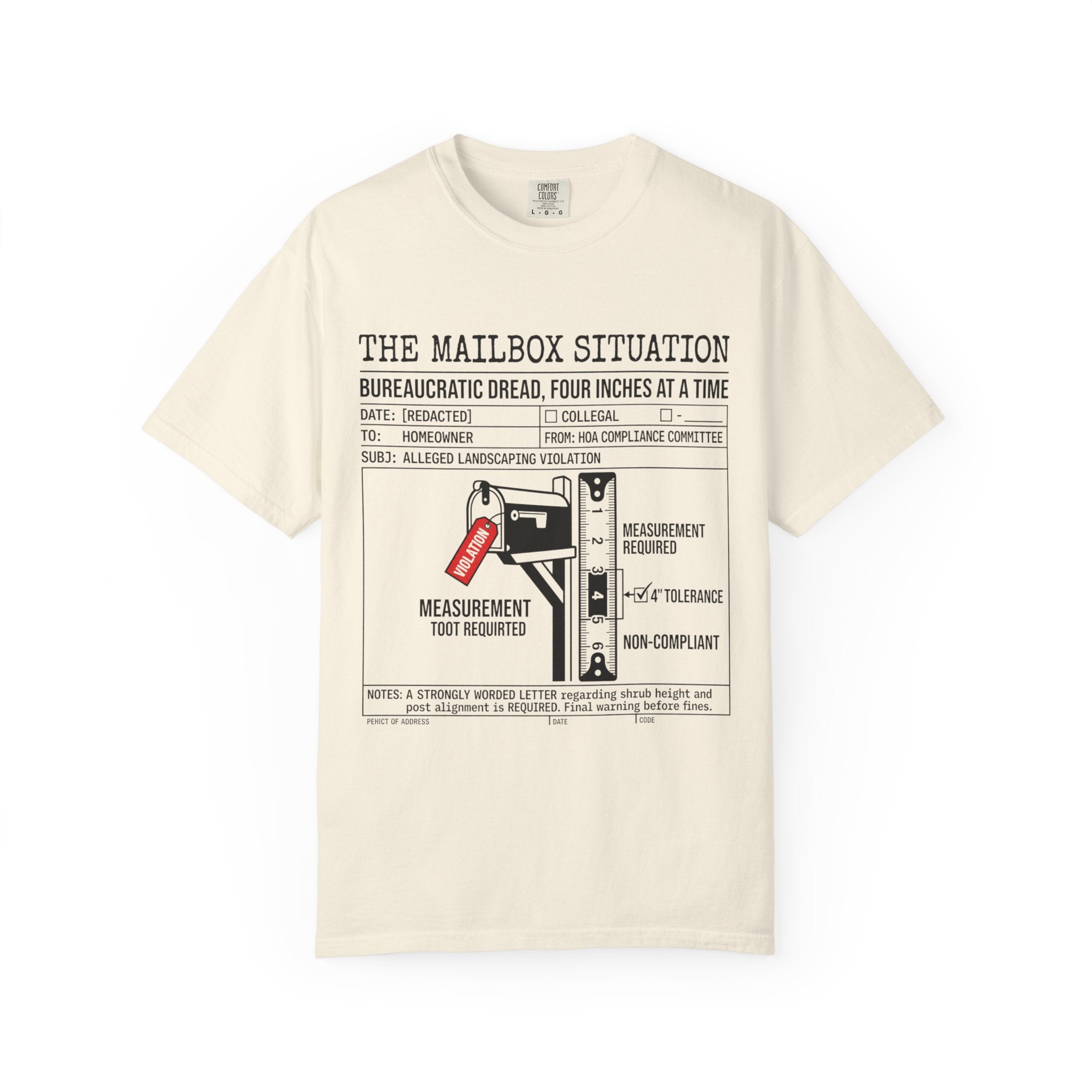 "Mailbox Situation" Unisex Garment-Dyed Tee