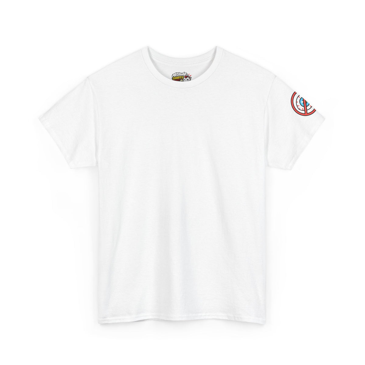 Color: White | Eye Contact Policy Premium Graphic Tee