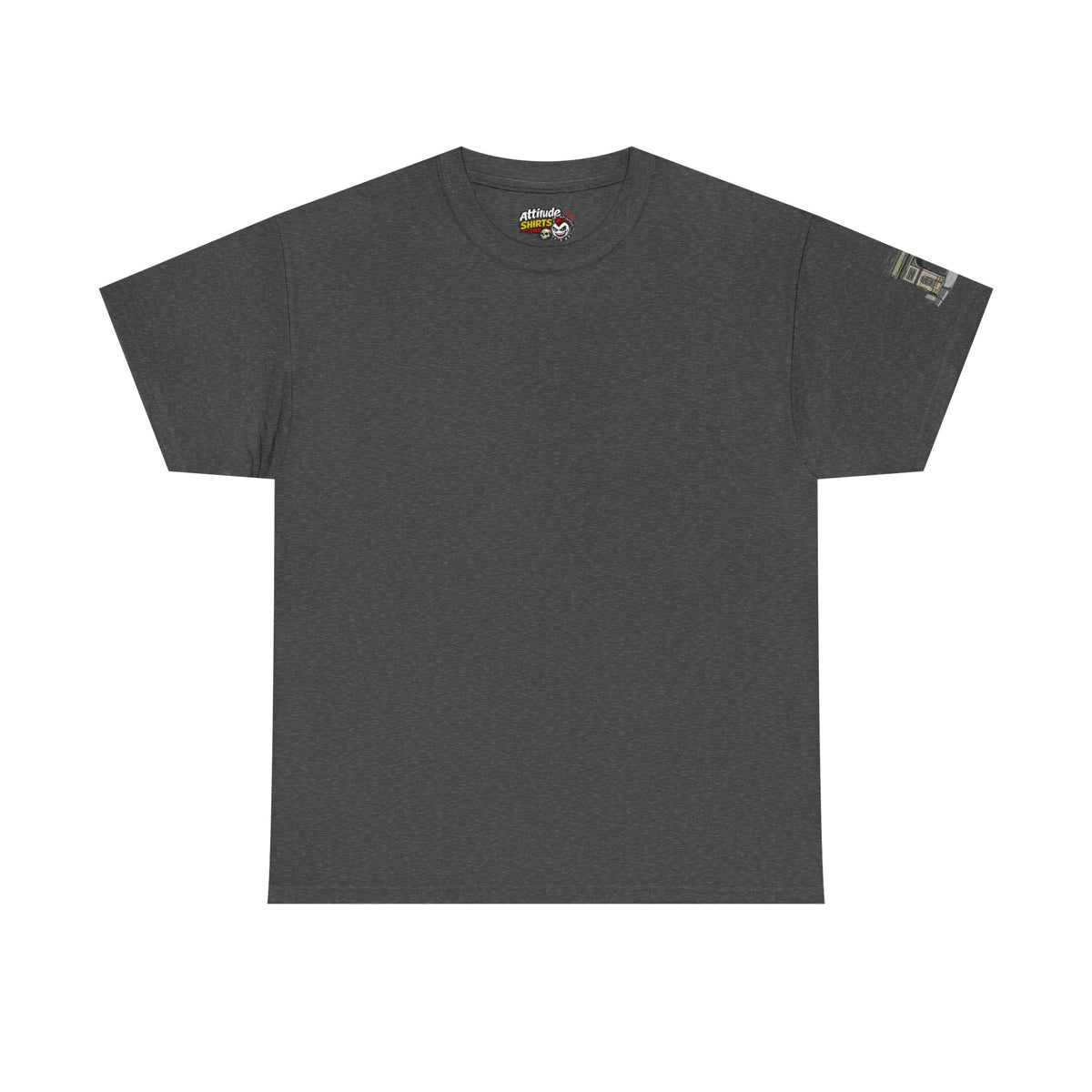 Color: Dark Heather | Top Grade Military Complex Premium Graphic Tee