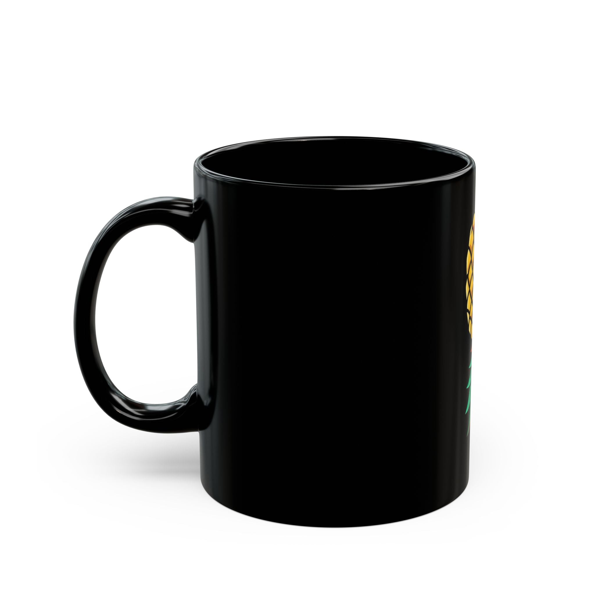 "Good Eating" Black Ceramic Mug — Graphic