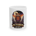 "October Legend" White Ceramic Mug