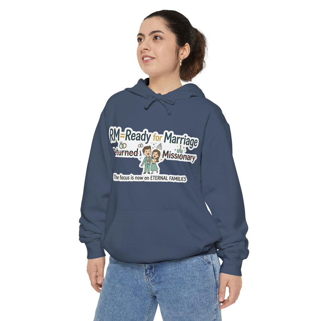 RM: Ready for Marriage (Probably Not) | Garment-Dyed Hoodie — AttitudeShirts