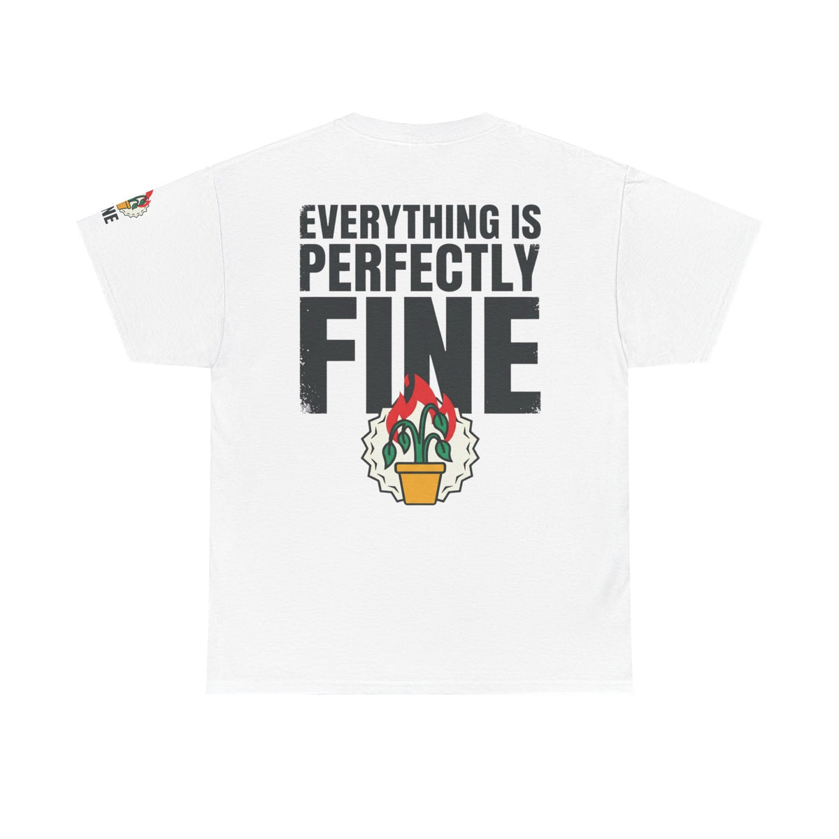 Color: White | Perfectly Fine Premium Graphic Tee