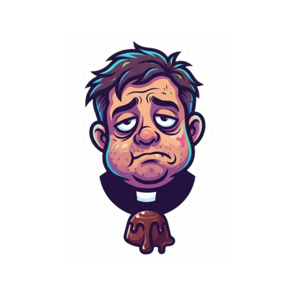 "Forgive Me Father Too Much Candy" Sticker