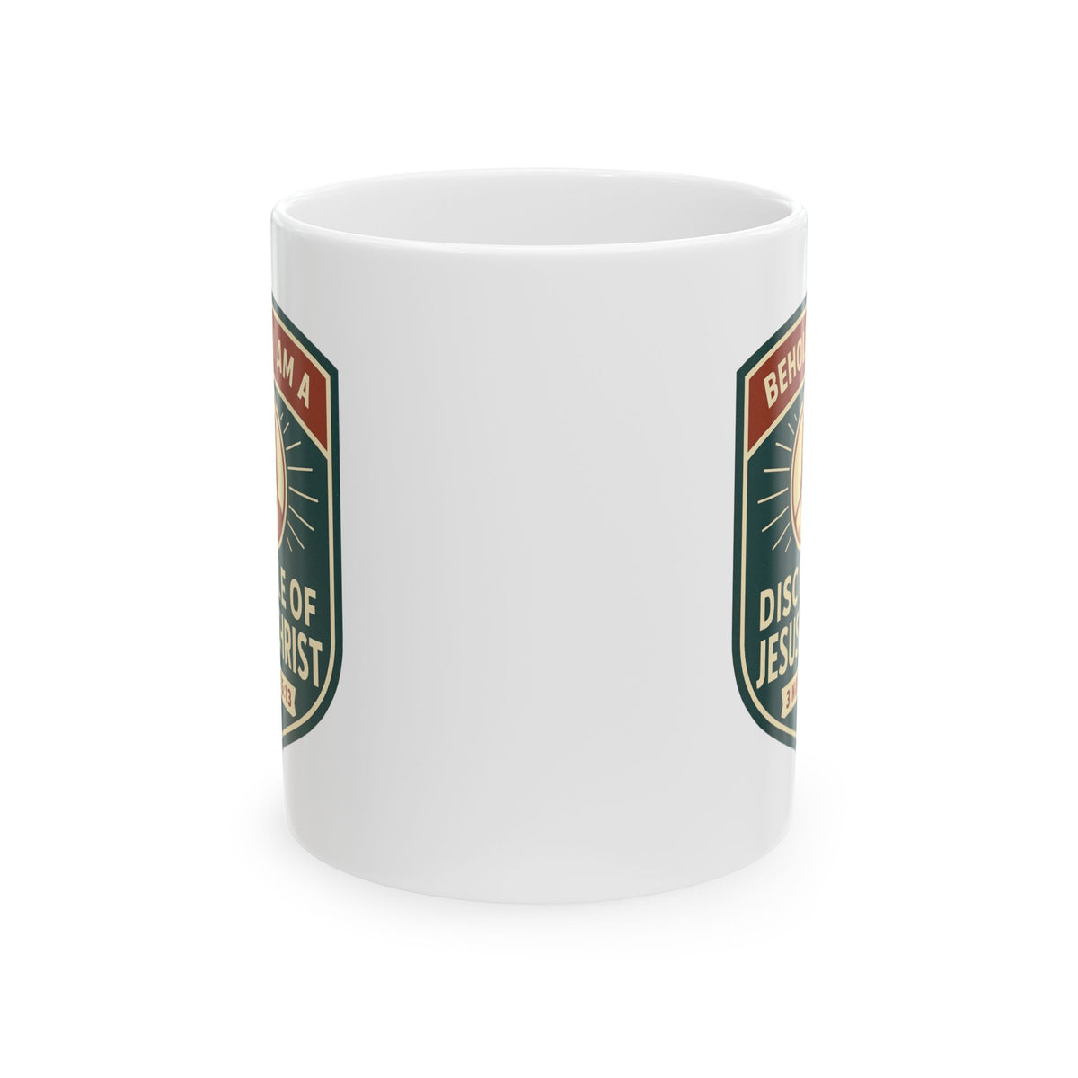 "Disciple of Christ" White Ceramic Mug