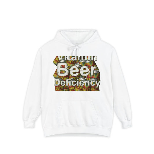 Vitamin Beer: My Daily Dose | Garment-Dyed Hoodie — AttitudeShirts