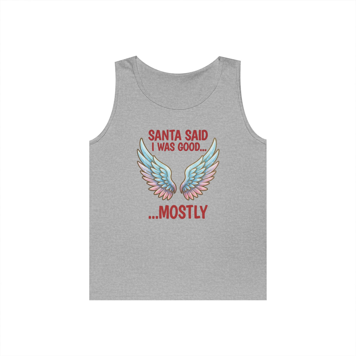 Color: Sport Grey | Santa Said I Was Good Tank Top
