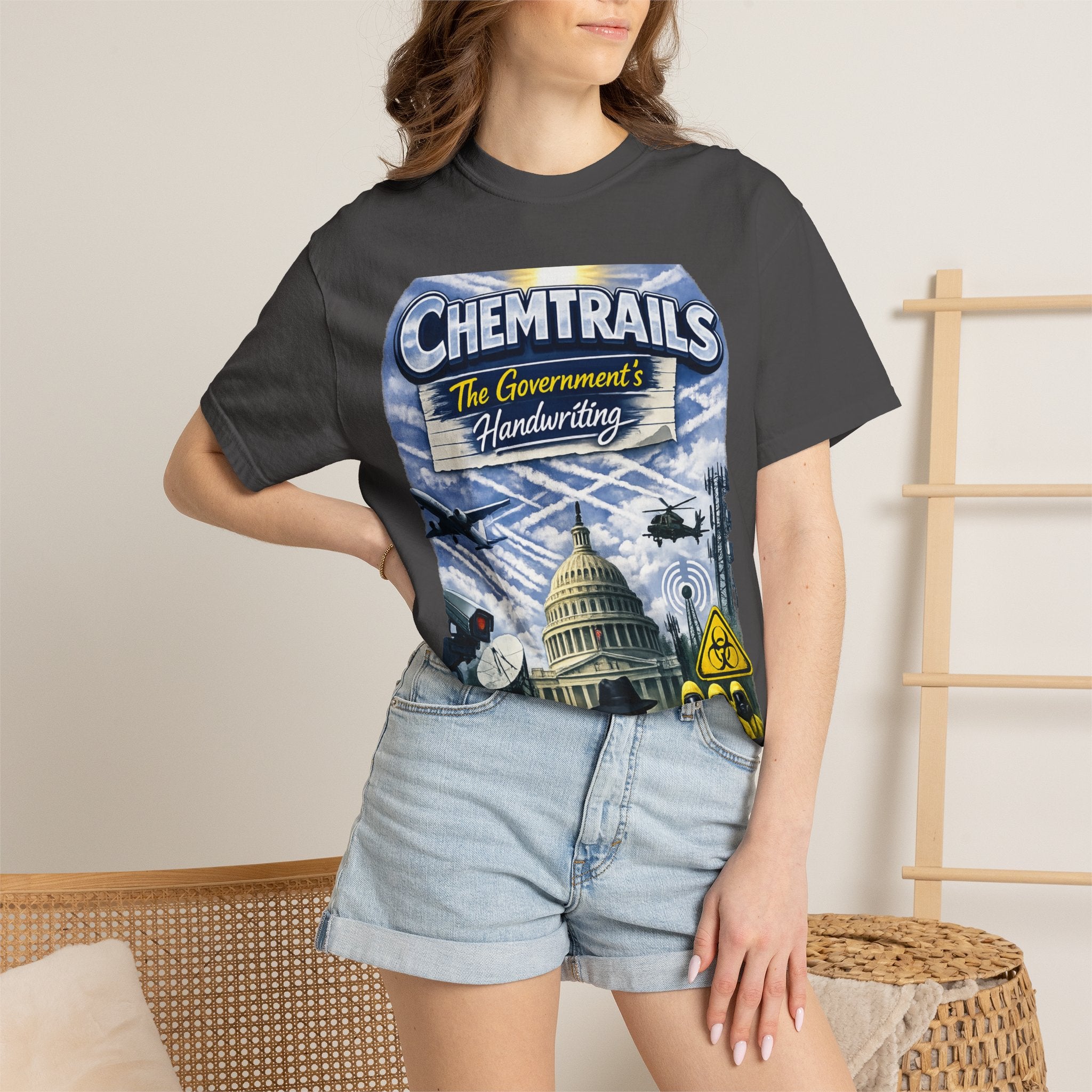 They're Not Contrails | Garment-Dyed Tee — AttitudeShirts