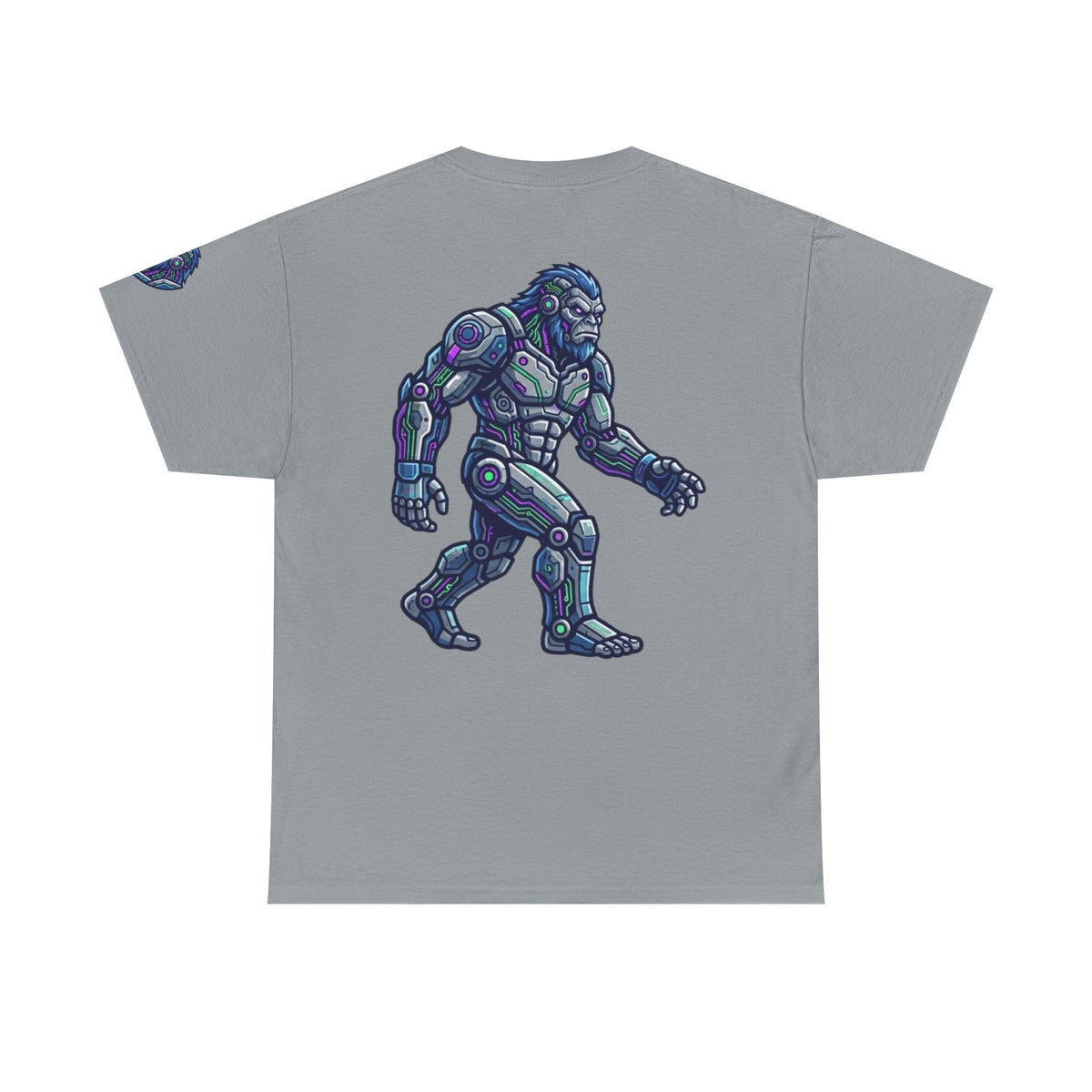 Color: Gravel | Cyber Bigfoot Premium Graphic Tee