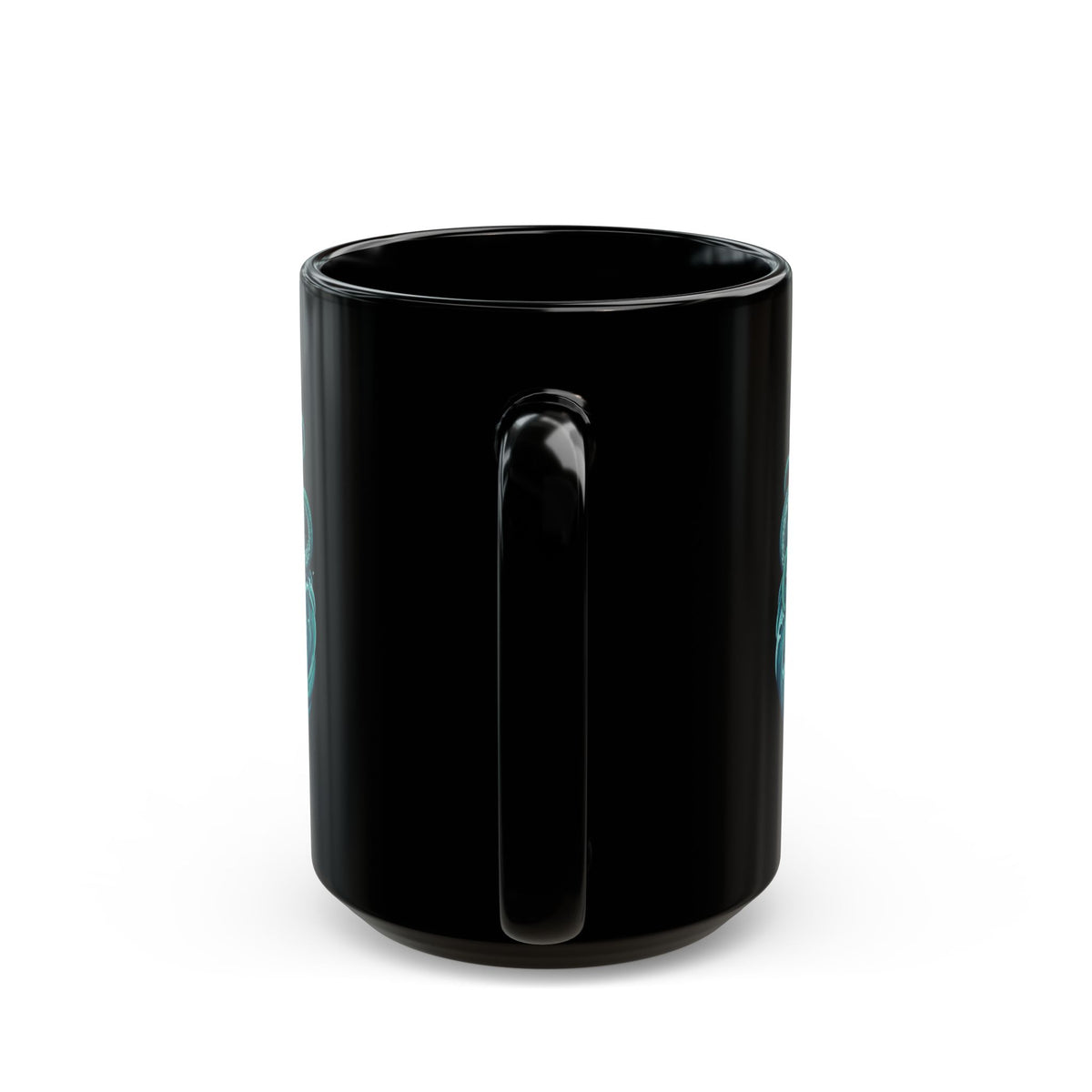 "The Kraken (Norse-Global Maritime)" Black Ceramic Mug