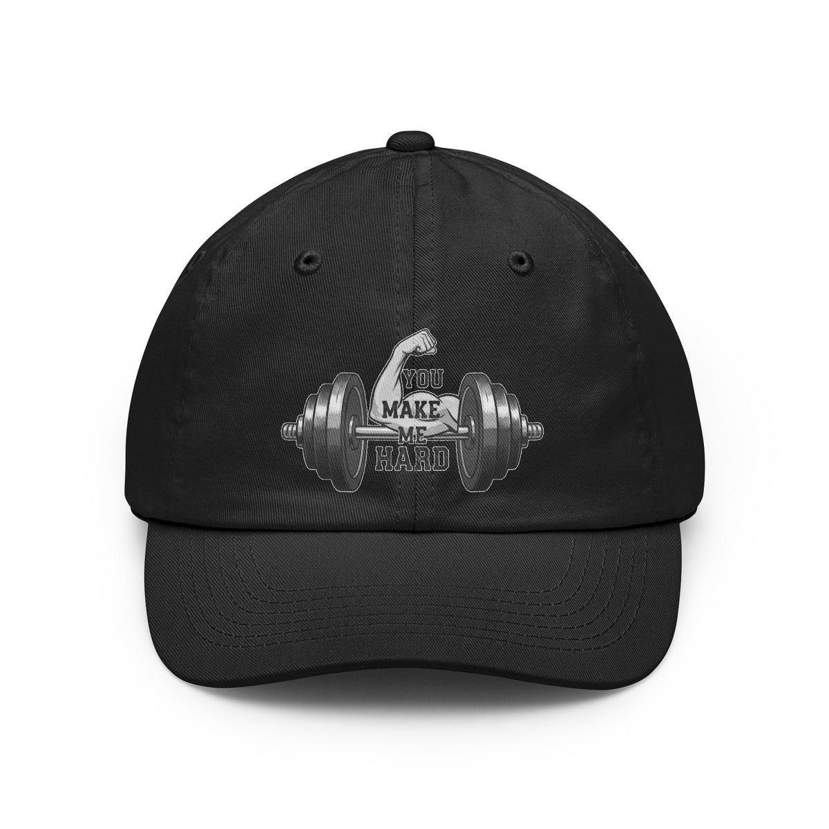 Color: Black | You Make Me Hard | Dad Hat — AttitudeShirts