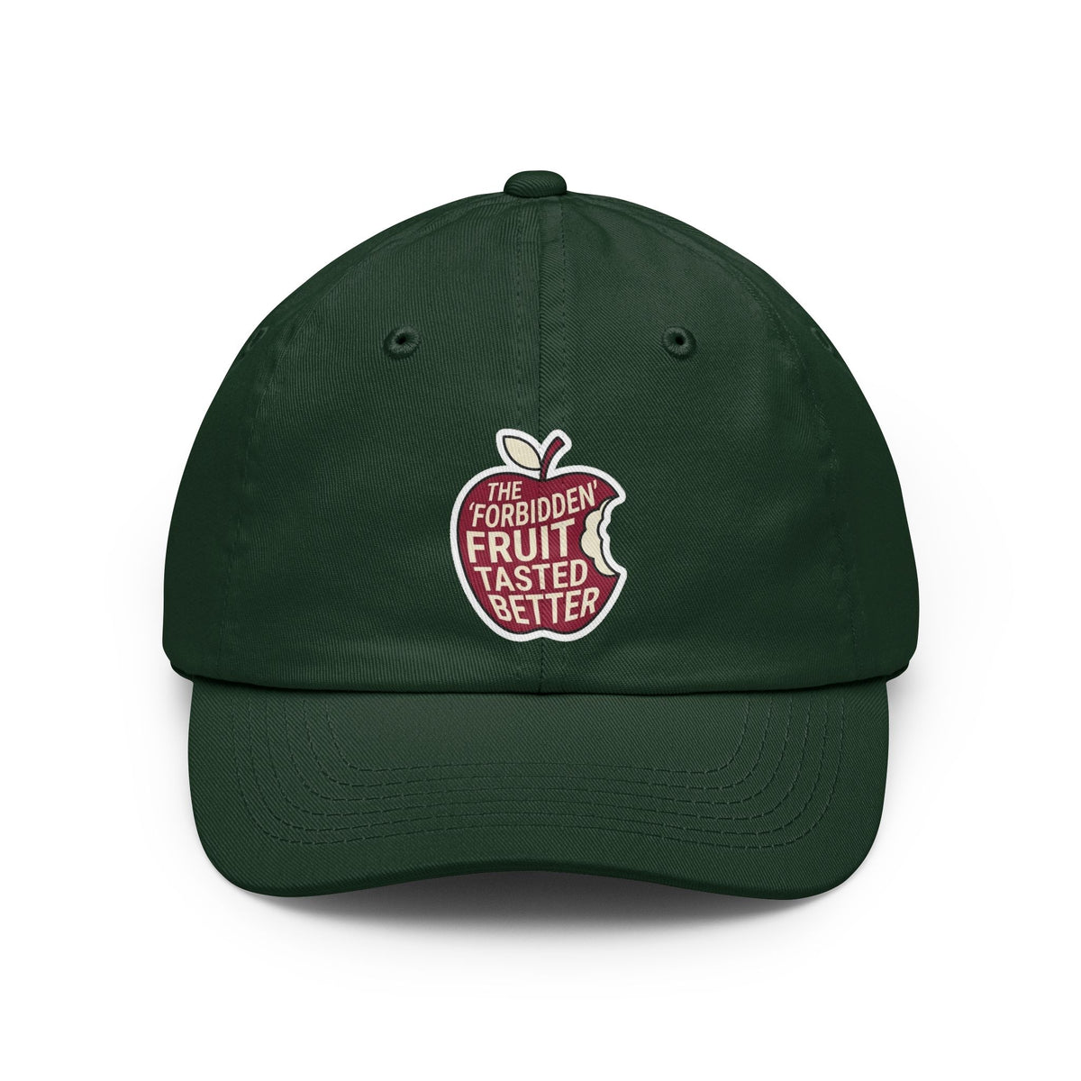 Color: Forest Green | Good Book Series Forbidden Fruit Tasted Better Dad Hat