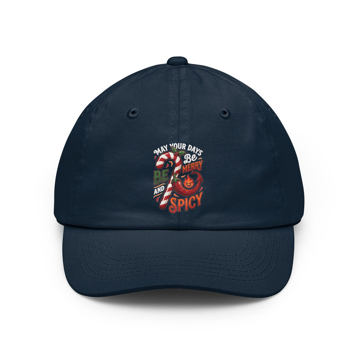 Color: Navy | May Your Days Be Merry and Spicy Dad Hat