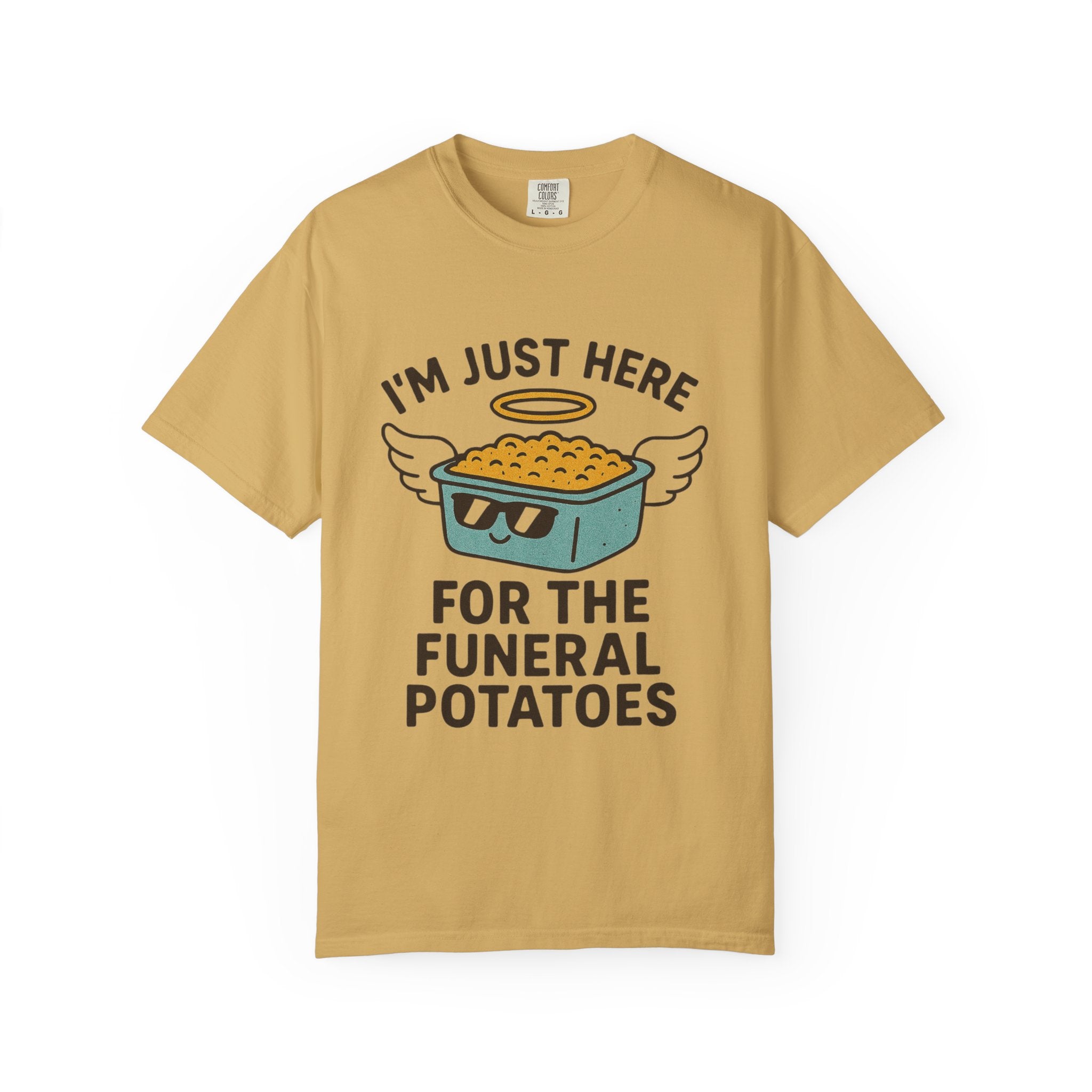 "Funeral Potatoes" Unisex Garment-Dyed T-shirt