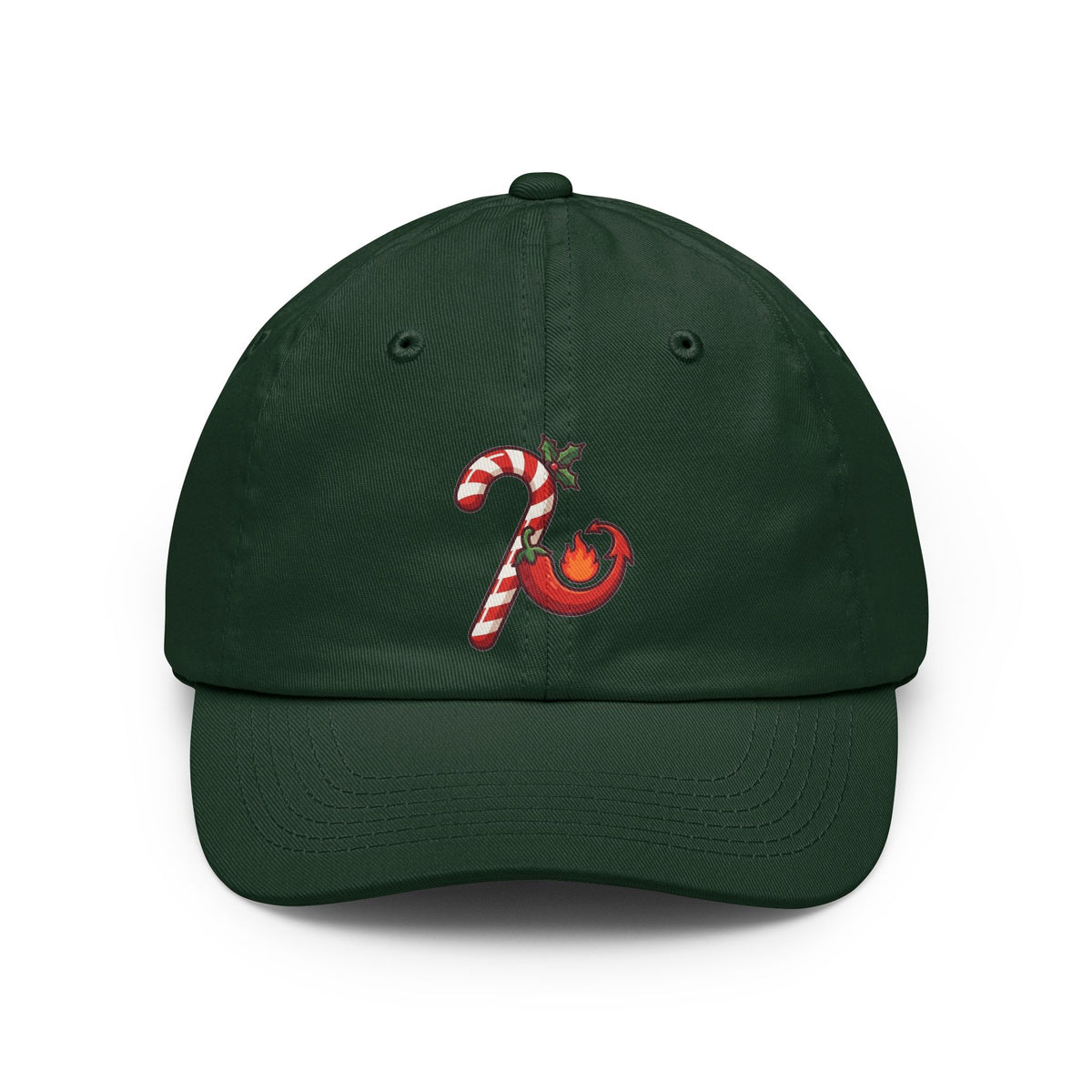 Color: Forest Green | May Your Days Be Merry and Spicy Dad Hat — Graphic