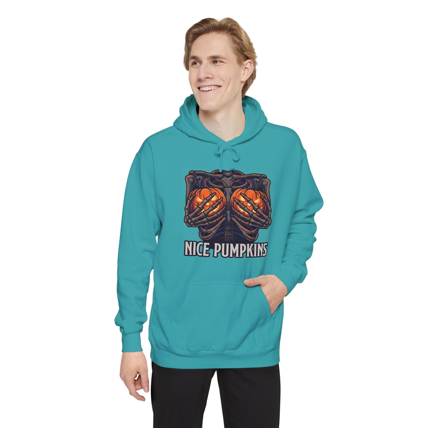 "Nice Pumpkins" Garment-Dyed Hoodie