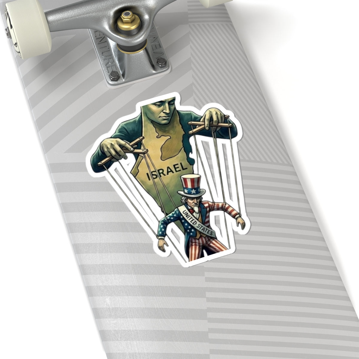 Strings Attached | Kiss-Cut Sticker — AttitudeShirts