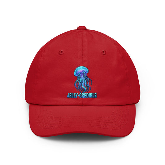 Color: Red | Jelly Credible Dad Hat