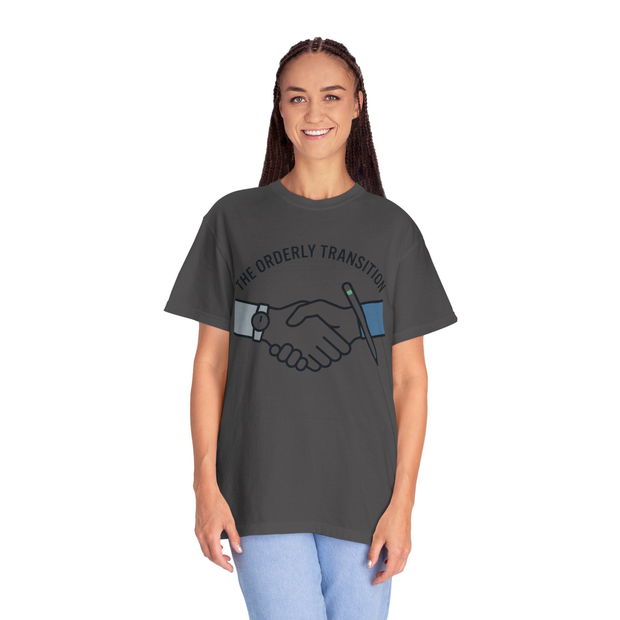 "Orderly Transition" Unisex Garment-Dyed Tee