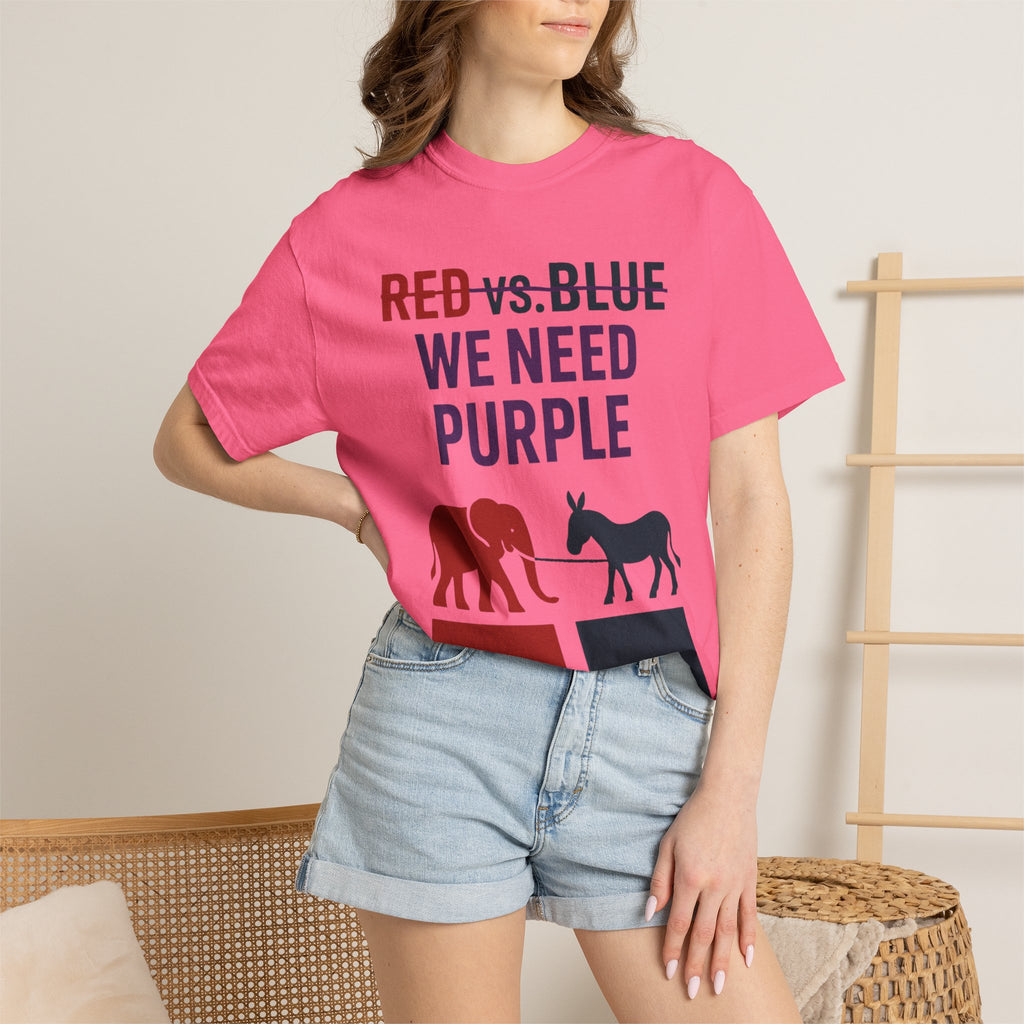 "he Lesser Evil Election" Unisex Garment-Dyed T-shirt