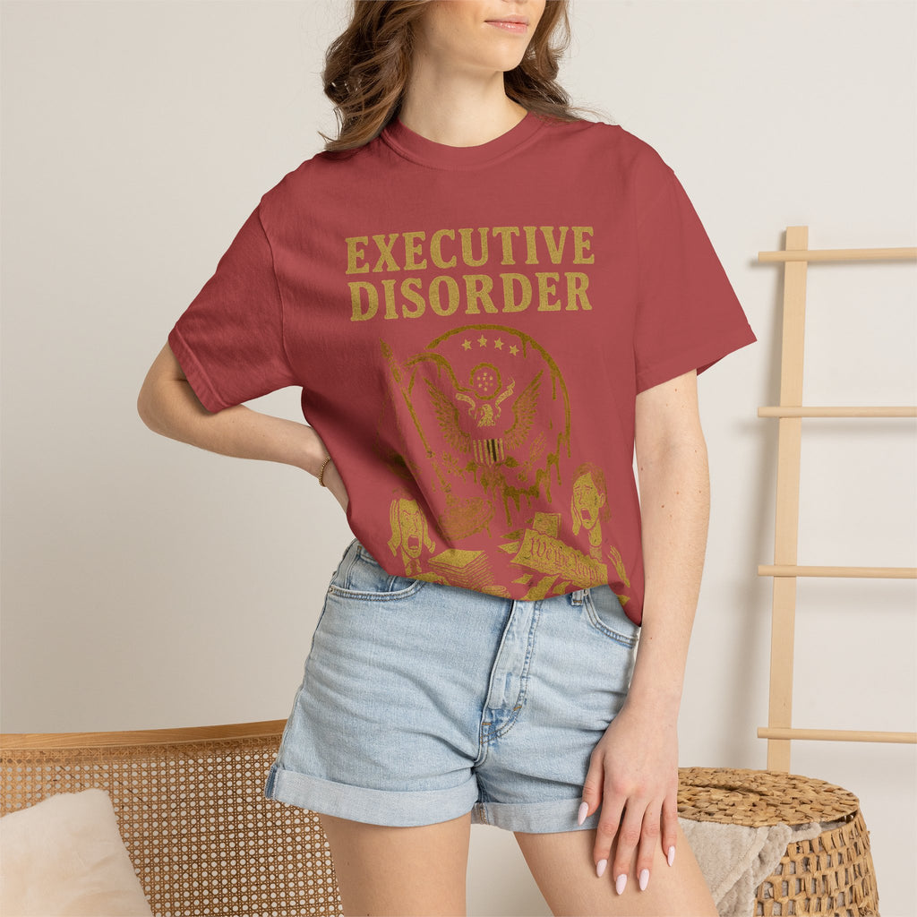 "Executive Disorder" Unisex Garment-Dyed T-shirt