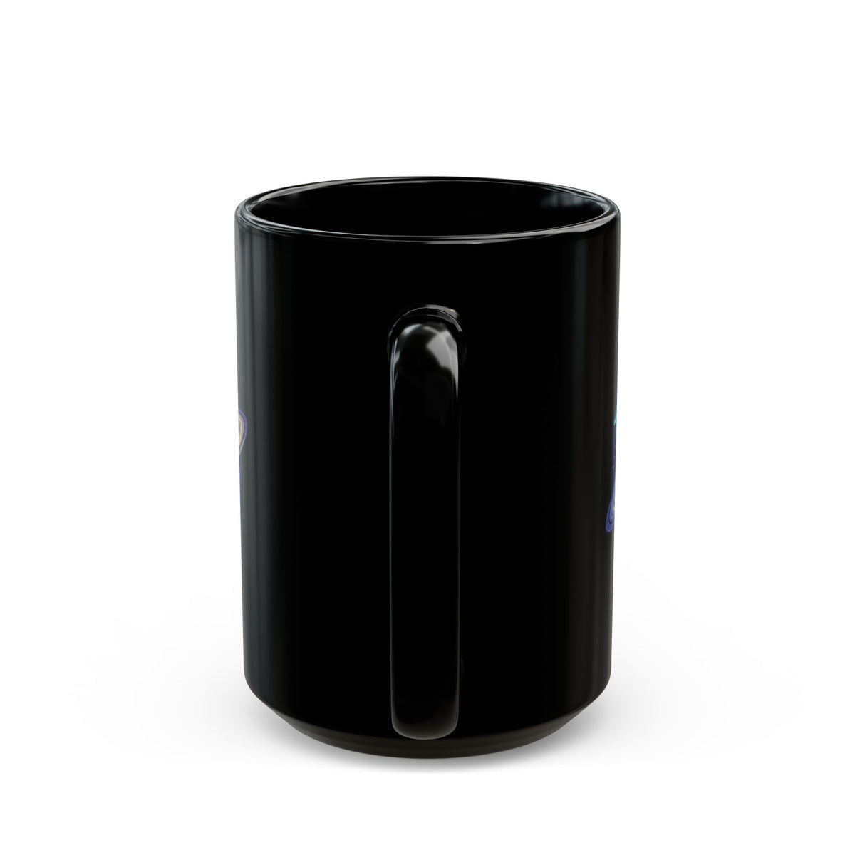 "Space Explorer Capricorn" Black Ceramic Mug