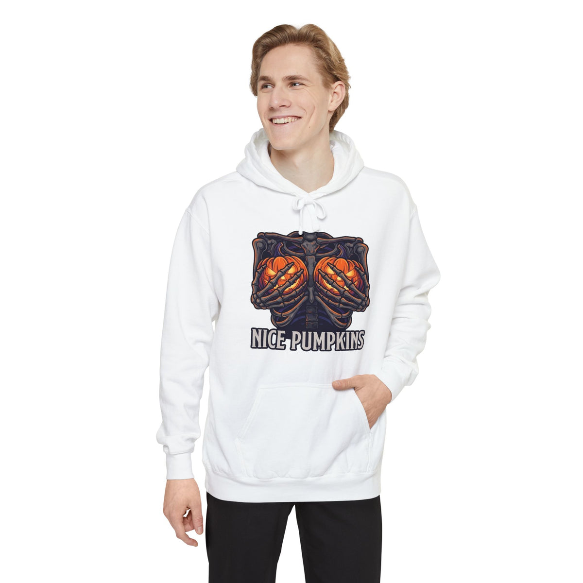 "Nice Pumpkins" Garment-Dyed Hoodie
