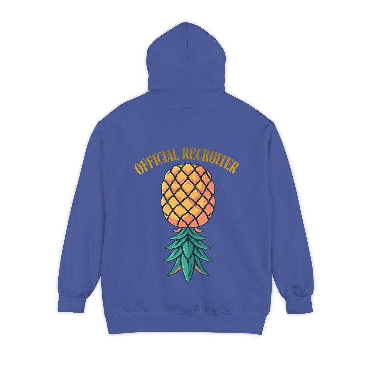 Color: Flo Blue | Official Recruiter Garment-Dyed Hoodie