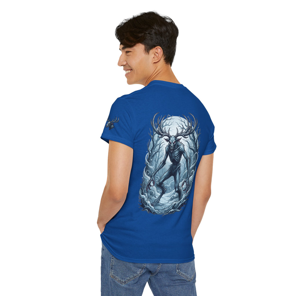 Color: Royal | Wendigo (Algonquian Folklore) Premium Graphic Tee
