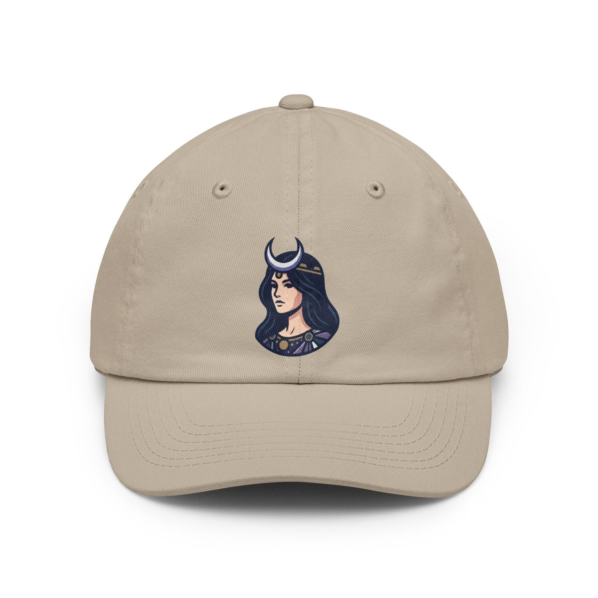 Color: Stone | The Cosmic Tarot (High Priestess) Dad Hat