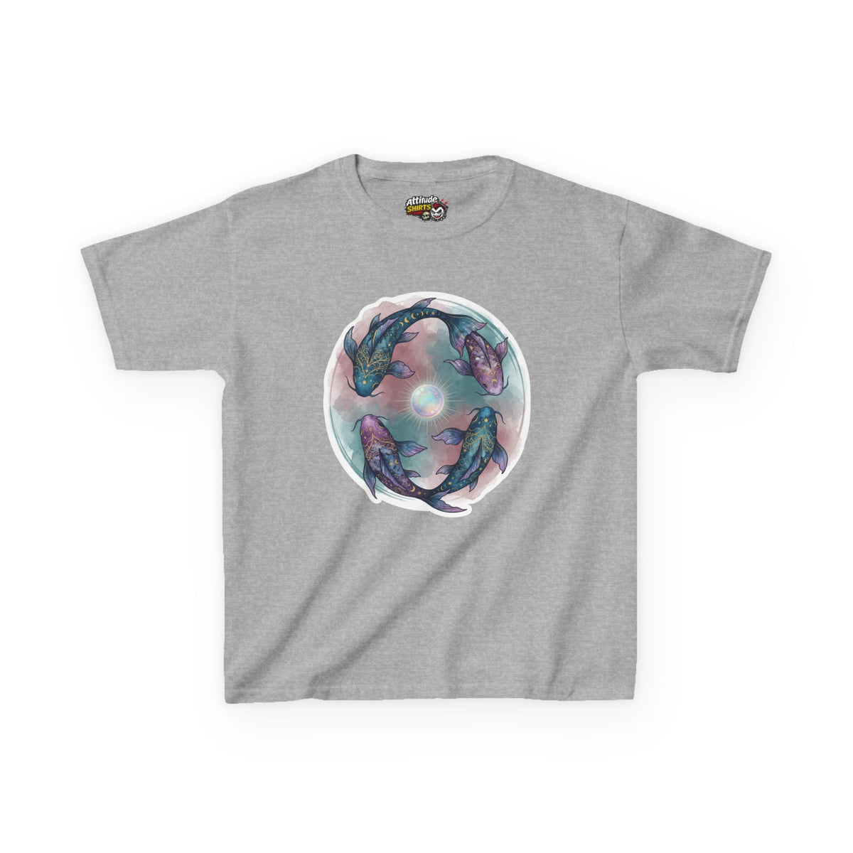 "Pisces The Infinite Fish" Kids Tee