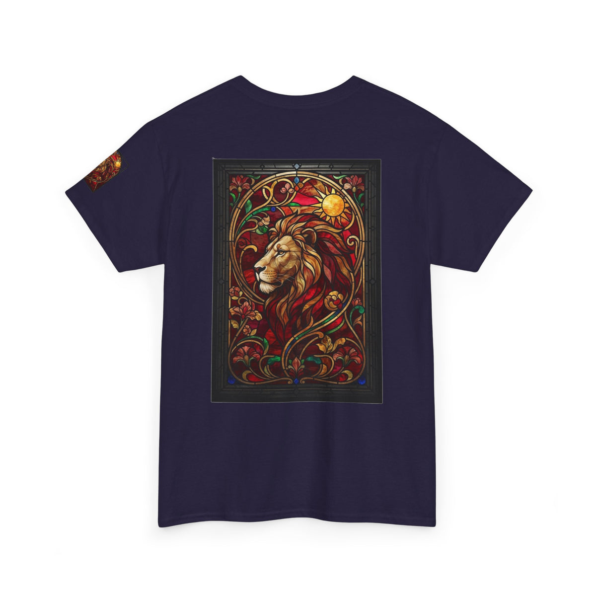 "Stained Glass Sign LEO" Premium Graphic Tee