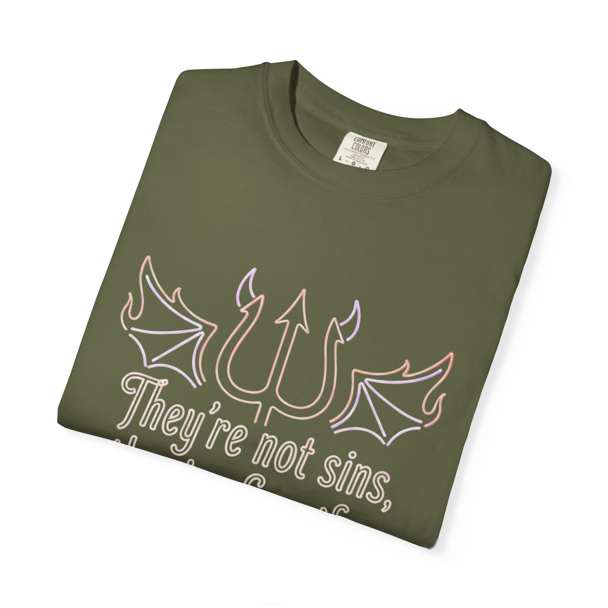"Infernal Rewards Program" Unisex Garment-Dyed T-shirt
