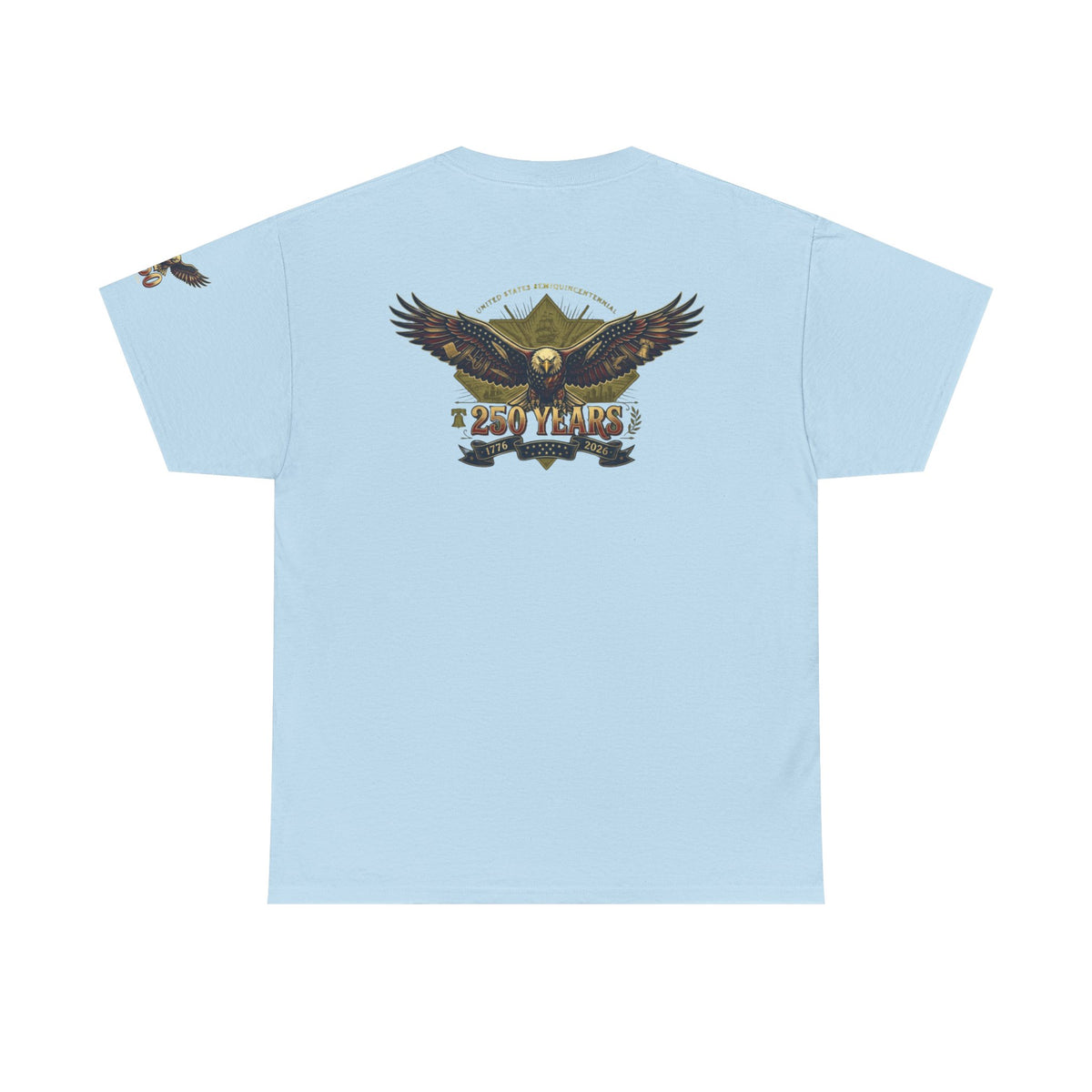 Color: Light Blue | USA 250 Years Premium Graphic Tee