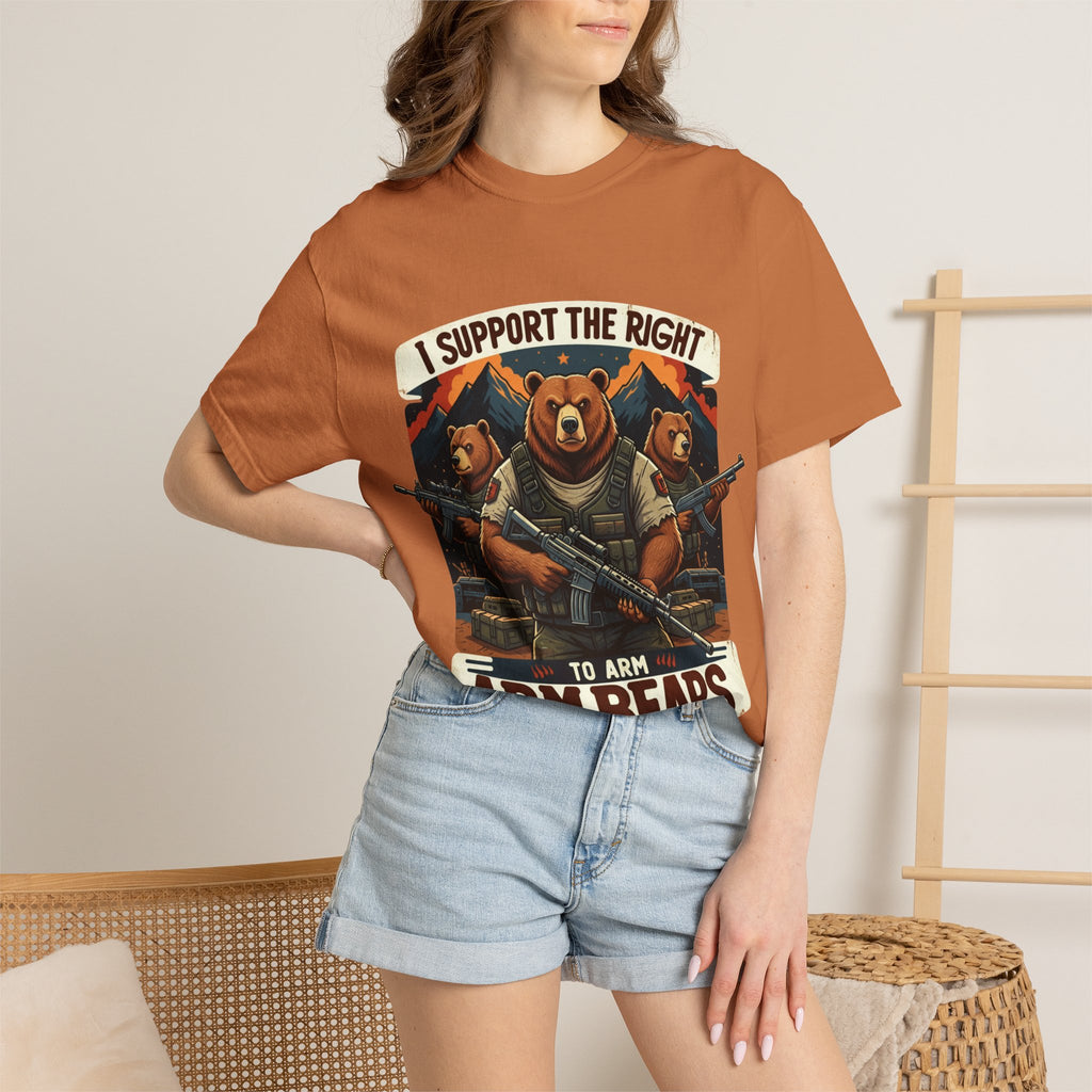 "The Right to Arm Bears (Mountain Division)" Unisex Garment-Dyed T-shirt