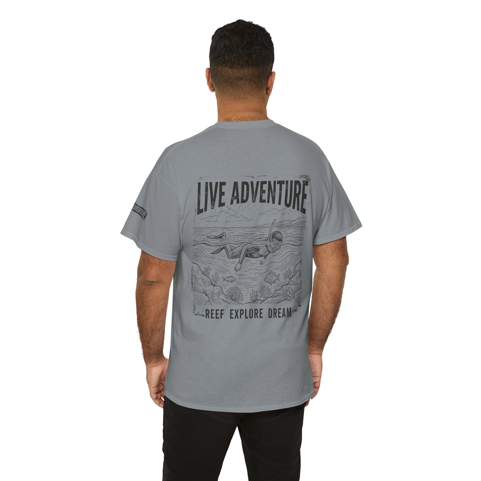 "Live Adventure Surfing" Premium Graphic Tee