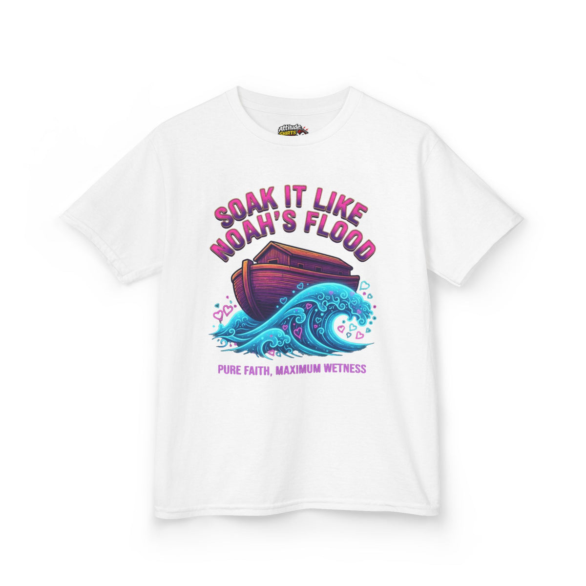 "Good Book Series Soak it Like Noah's Flood" Kids Tee