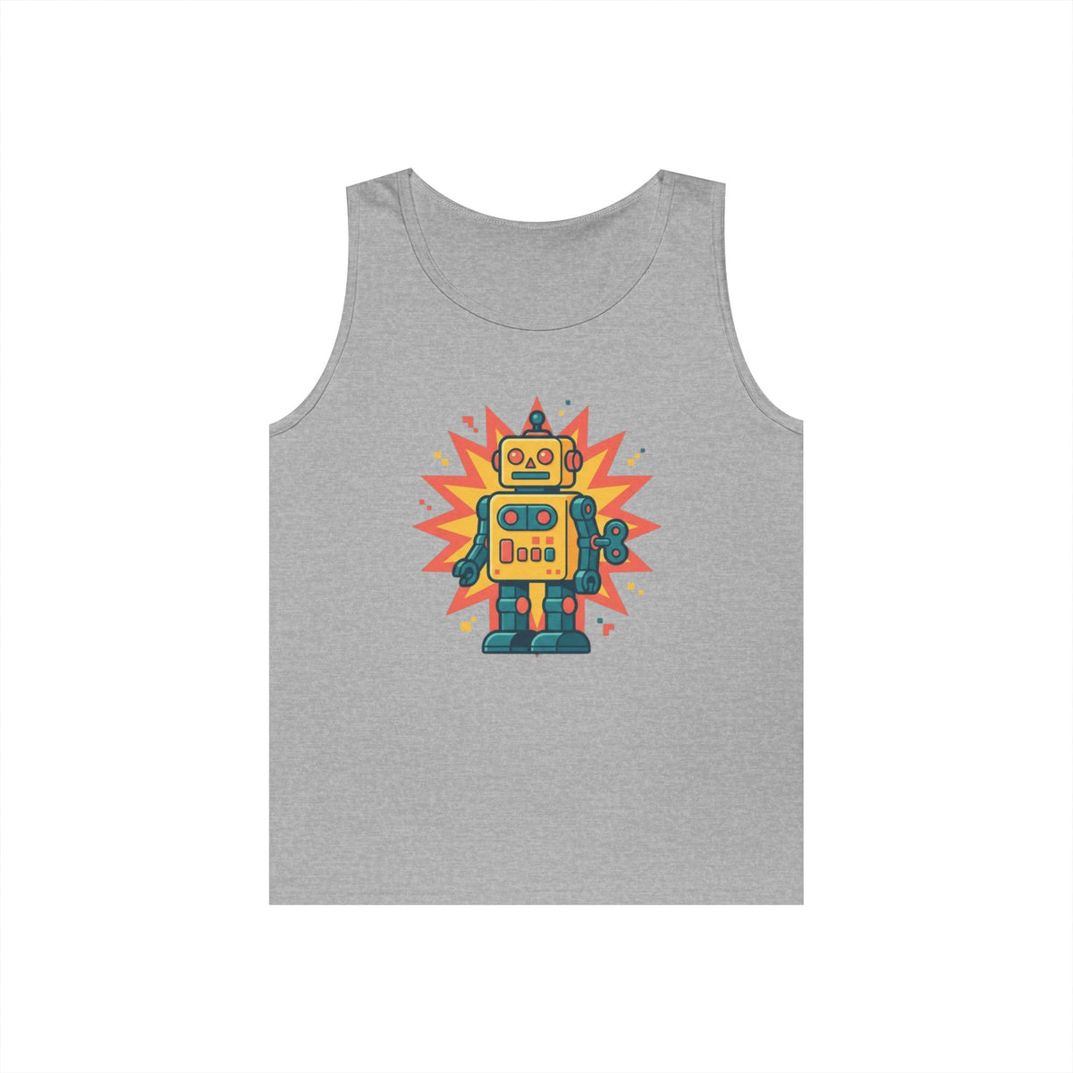 Color: Sport Grey | Toy Robot Tank Top
