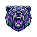 "Cyber Bear" Sticker