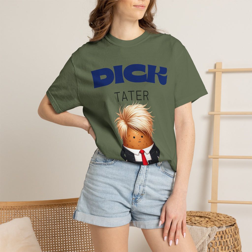 "The Dick Tater (Executive Spud Edition)" Unisex Garment-Dyed T-shirt