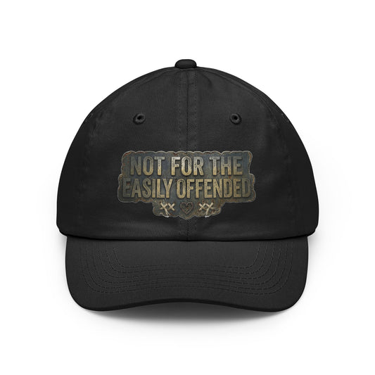 Color: Black | Fair Warning Label | Dad Hat — AttitudeShirts