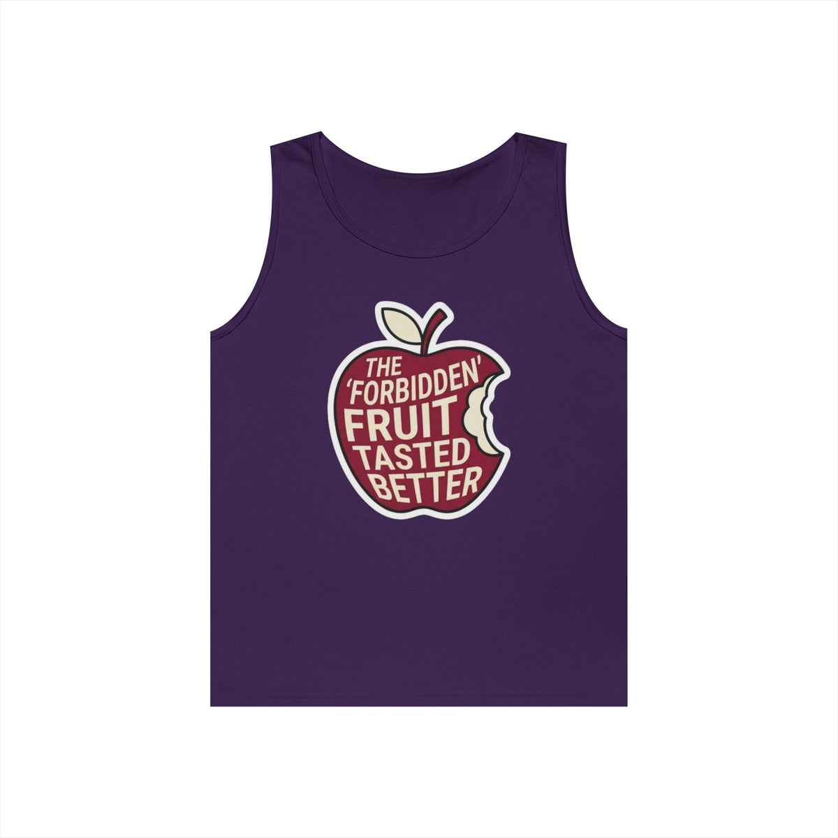 Color: Purple | Good Book Series Forbidden Fruit Tasted Better Tank Top