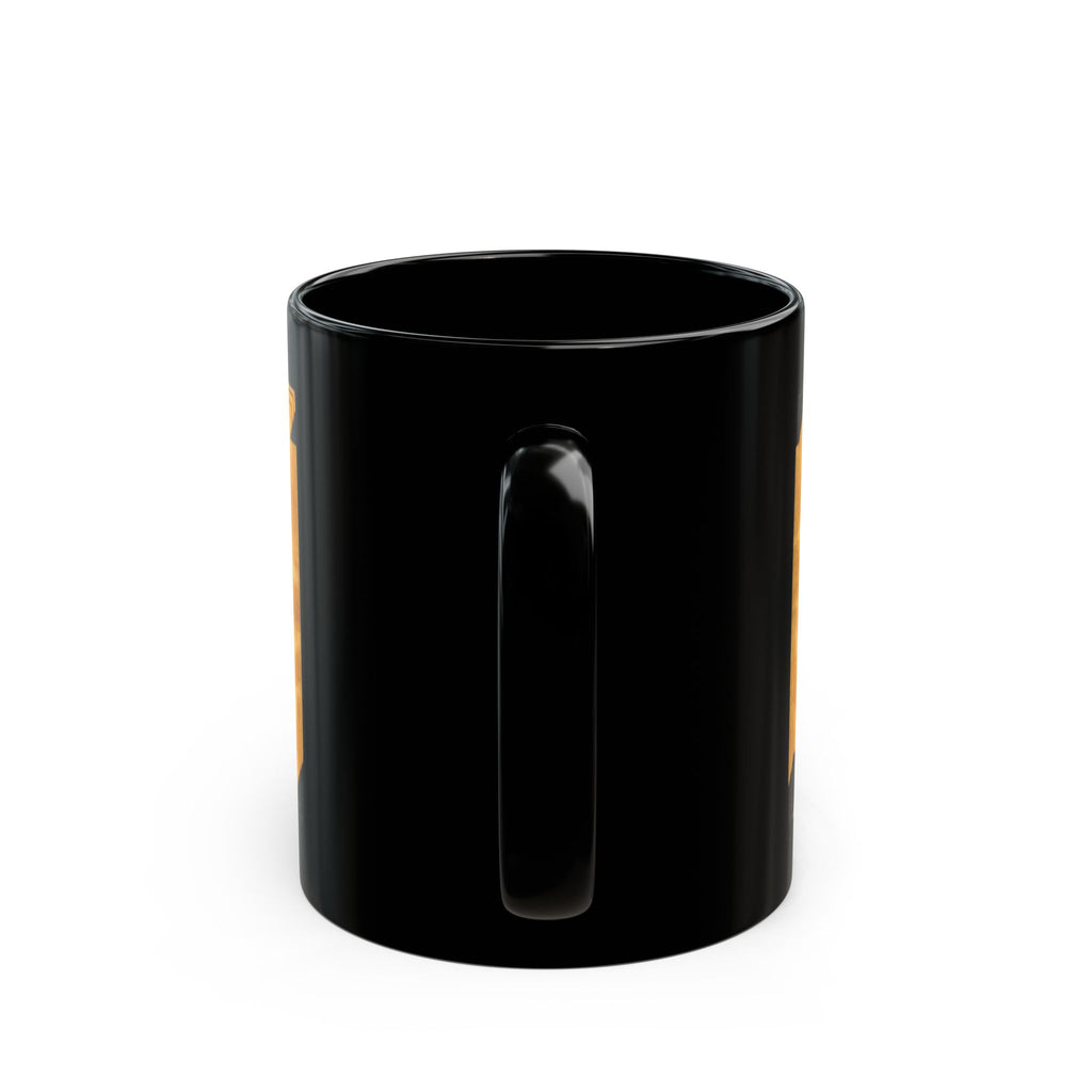 "Caution Oversized Load" Black Ceramic Mug