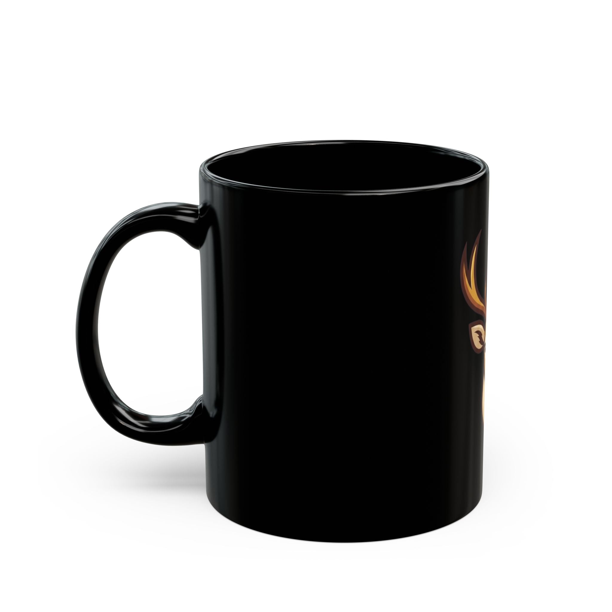 "August Legend" Black Ceramic Mug — Graphic