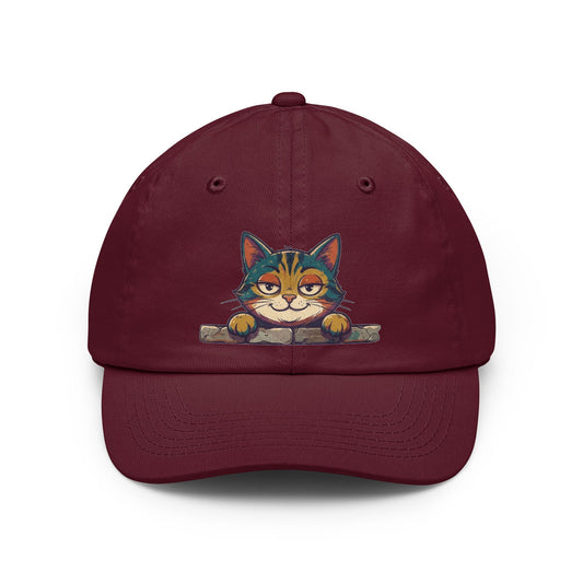 Color: Maroon | I Didn't Do It Dad Hat — Graphic