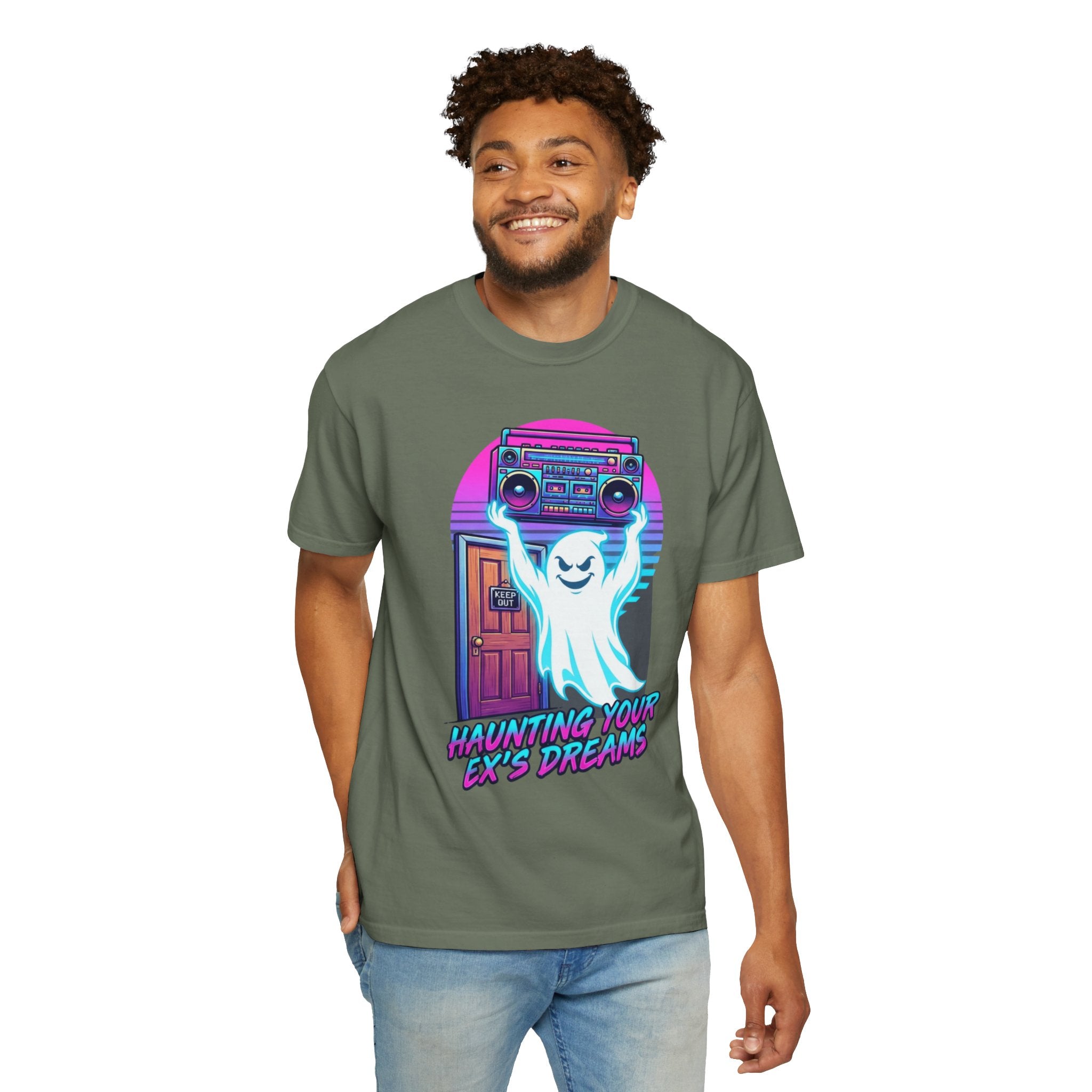 "Haunting Your Ex's Dreams" Unisex Garment-Dyed Tee